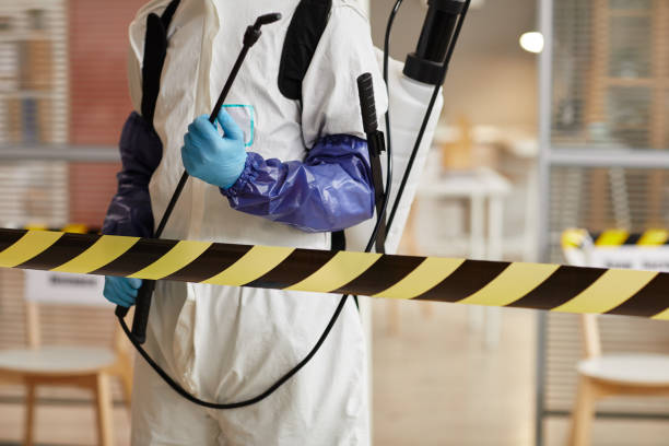 Professional Biohazard Cleanup technician working in Naponee, NE